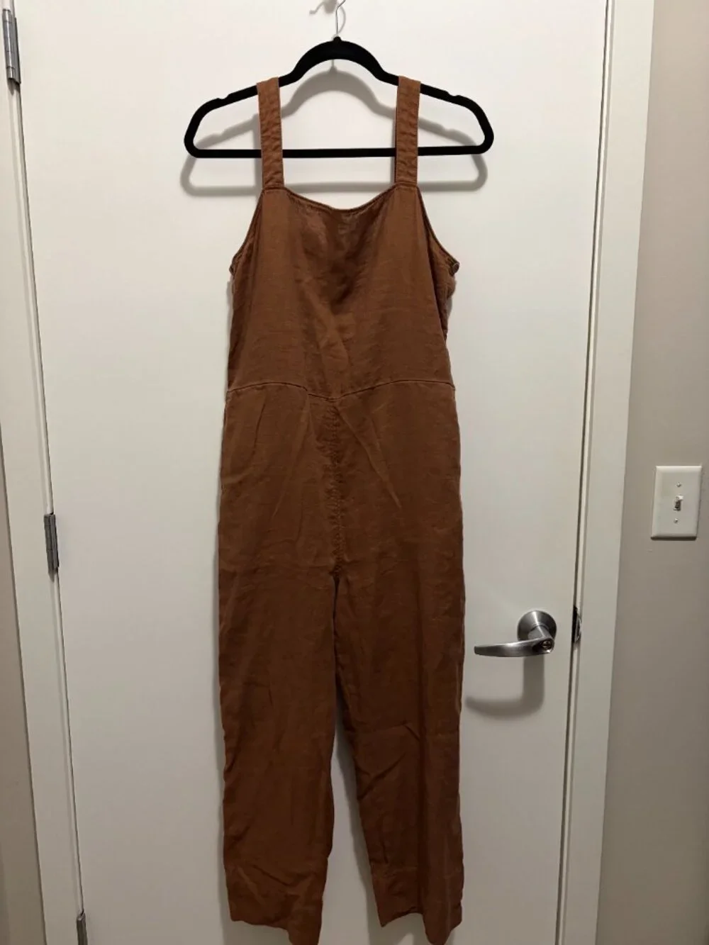 Everlane The Linen Side-Button Jumpsuit